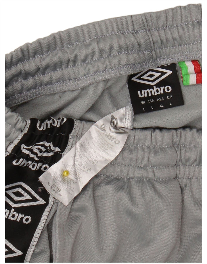 Umbro muške hlače za trenirku Graphic Large Grey Colourblock Poliester