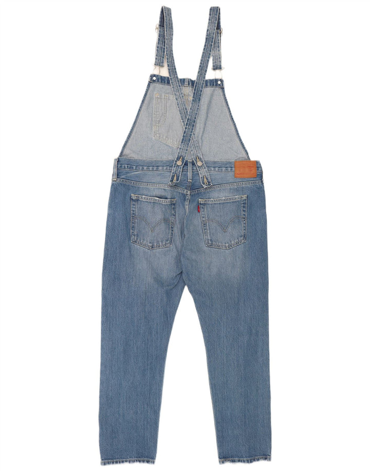 Ravne traperice Levi's, srednje duge hlače W36 L27 Plave