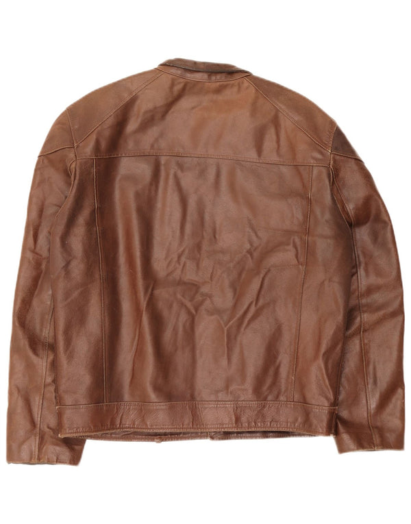 Bata muška kožna jakna IT 52 XL smeđa koža