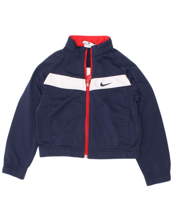 Nike Boys Trenirka Gornja jakna 3-4 godine XS tamnoplava poliesterska boja