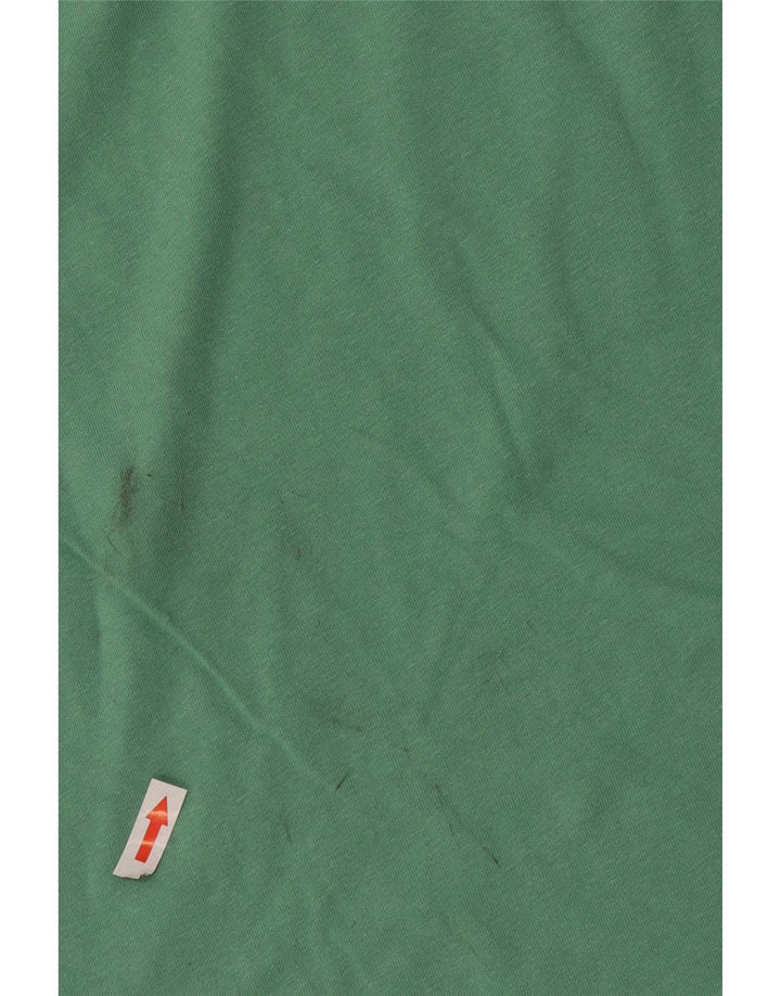 Puma gornji dio srednje tirkizne majice s grafičkim motivima od pamuka