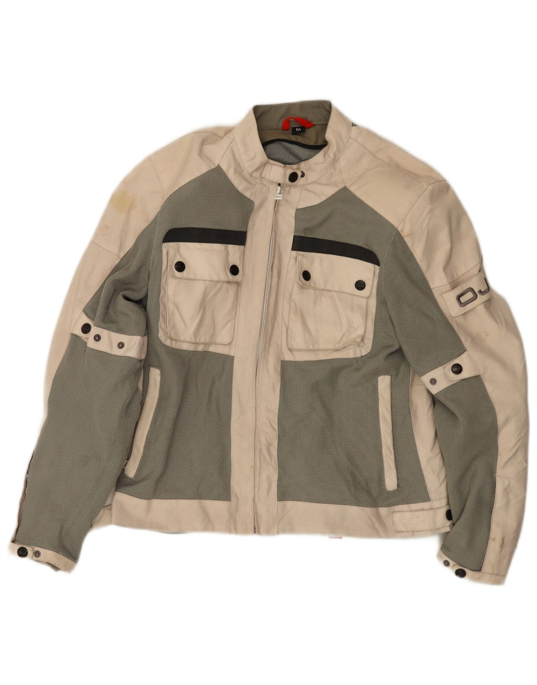 OJ ATMOSFERE ženska trkačka jakna UK 14 Medium Beige Colourblock poliamid