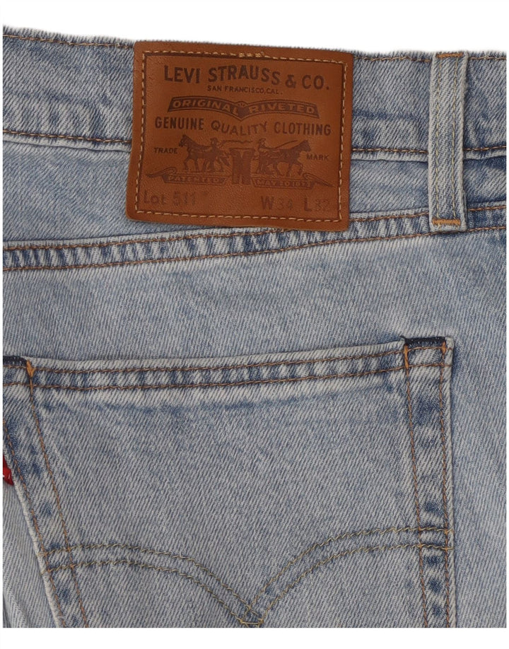LEVI'S Muške 511 uske traperice W34 L32 Plava