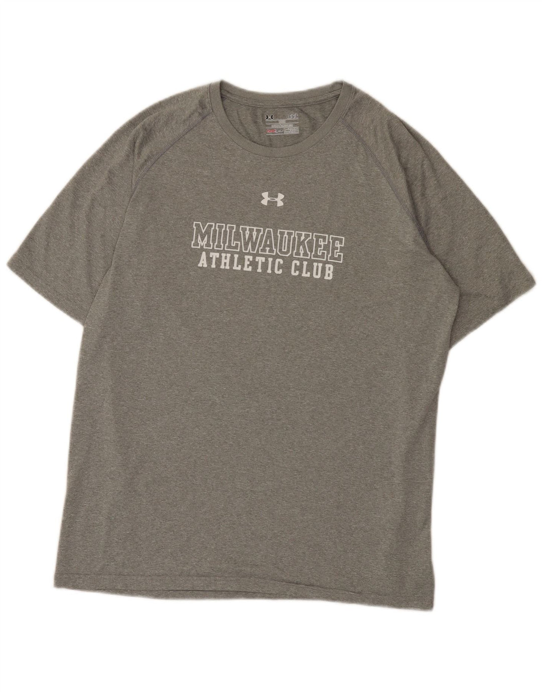 Under Armour muška majica kratkih rukava Milwaukee Graphic, veliki sivi poliester