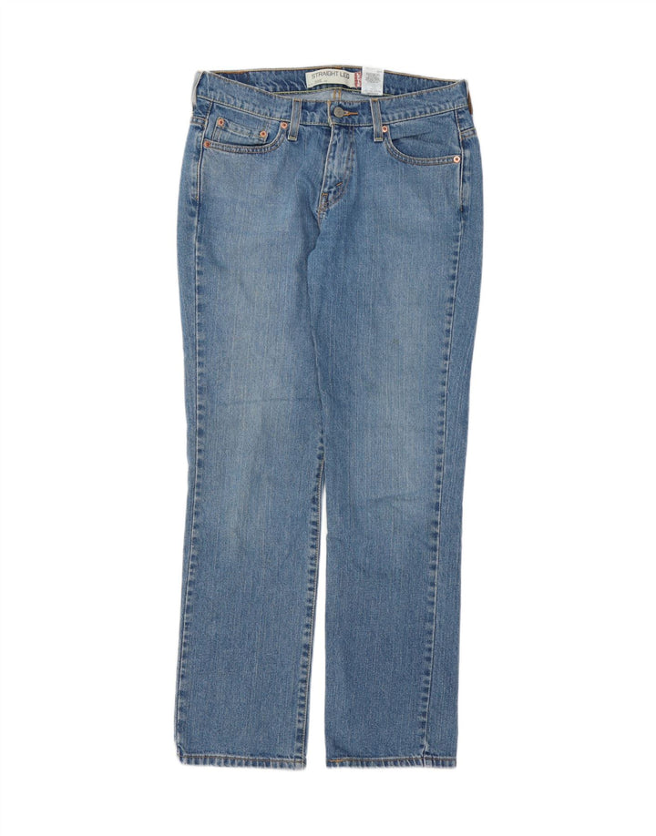 LEVI'S ženske 505 ravne traperice US 6 srednje W30 L31 plavi pamuk