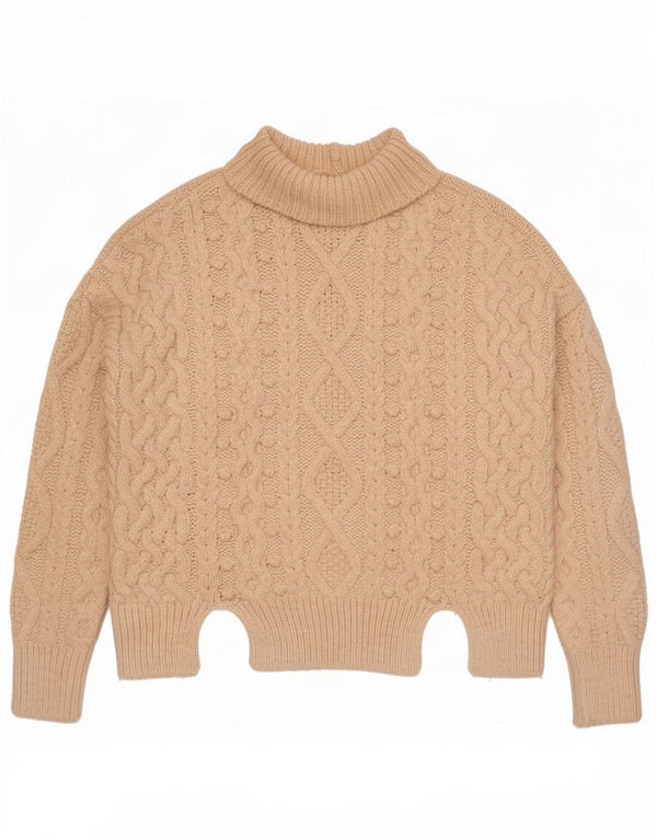Zara ženski pulover s rol izrezom UK 16 Large Beige