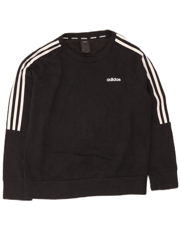 Adidas ženska majica široke kroja UK 12/14 Srednje crni pamuk