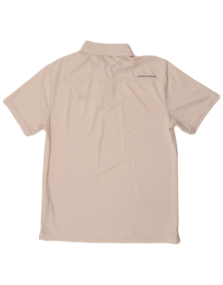 Under Armour muška polo majica Heat Gear Veliki bijeli poliester
