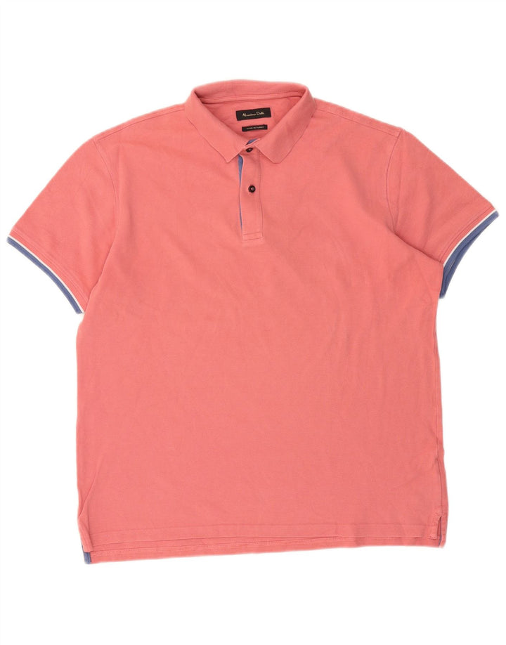 Massimo Dutti muška polo majica XL ružičasti pamuk
