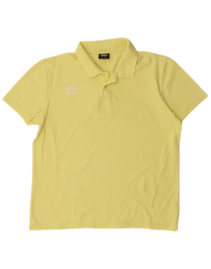 UMBRO muška polo majica velika žuta pamučna