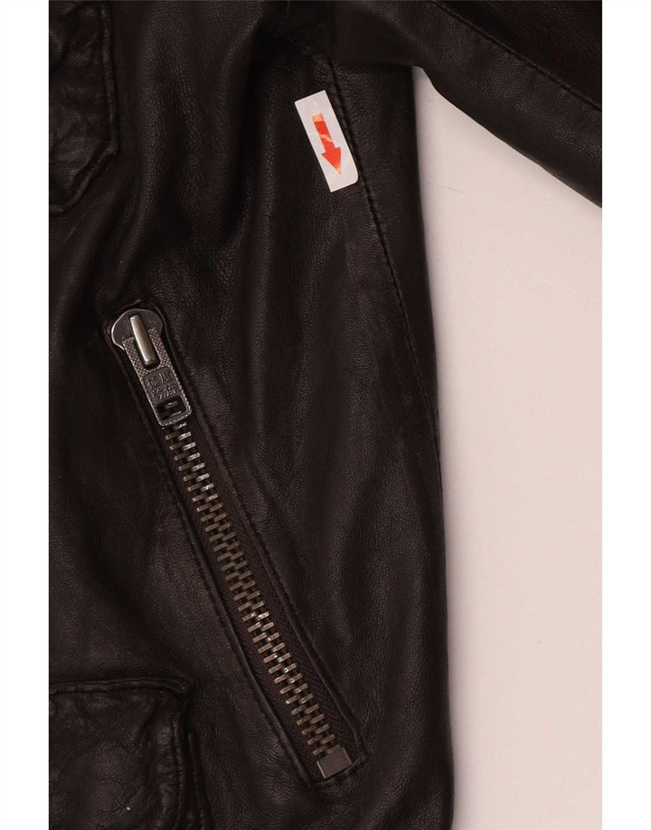 Superdry muška vojna kožna jakna UK 42 XL smeđa