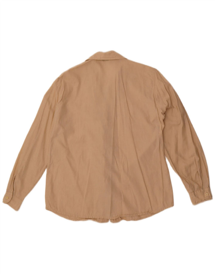 Benetton ženska košulja UK 14 srednje bež pamuk