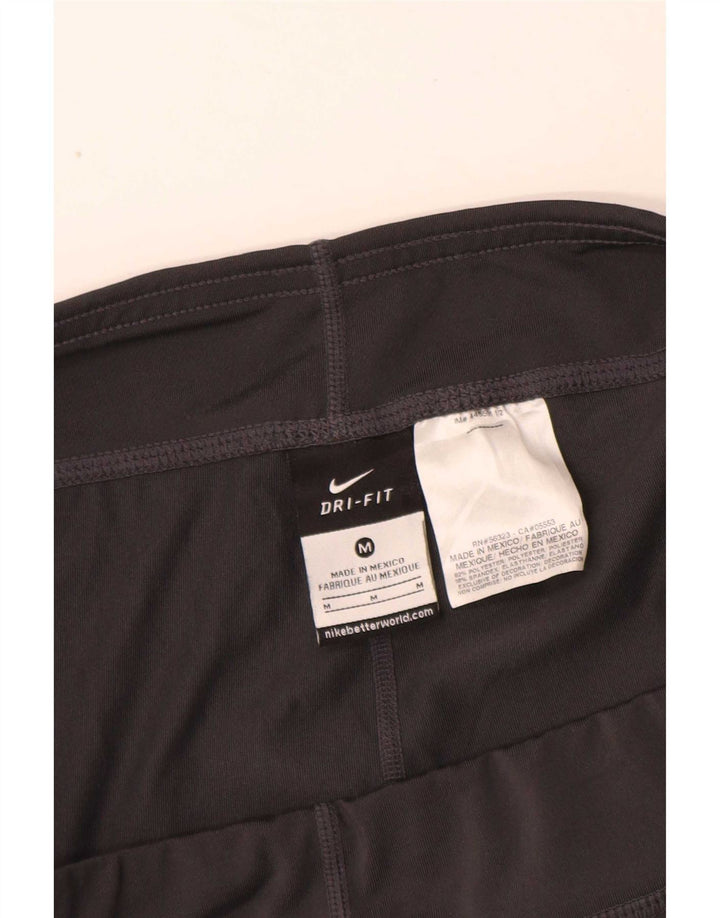 Nike ženske kratke sportske hlače Dri Fit UK 12 srednje crne boje od poliestera