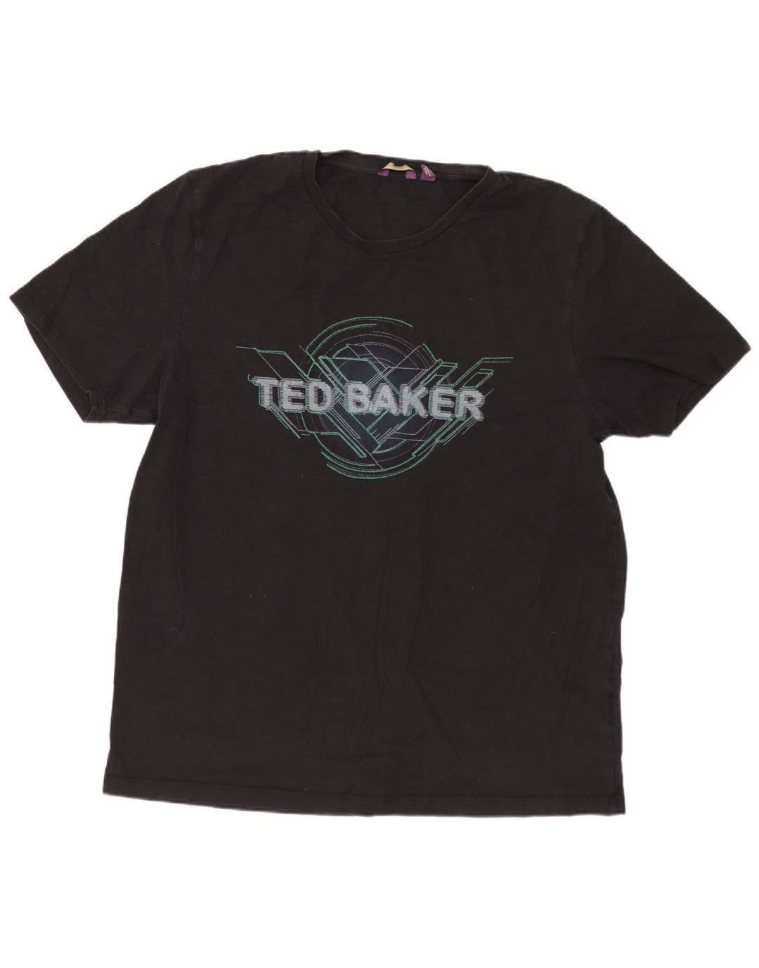 TED BAKER Muška majica kratkih rukava s grafičkim motivima, veličina 6 2XL crna