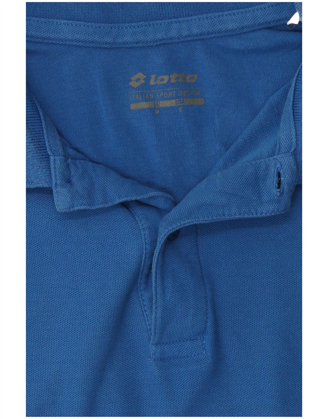LOTTO Mens Polo Shirt Small Blue