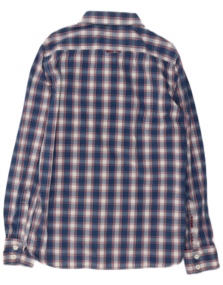 Superdry muška košulja veliki plavi karirani pamuk