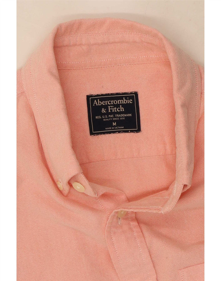 Abercrombie & Fitch muška košulja srednje ružičasta