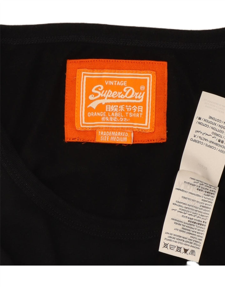 SUPERDRY Muški gornji dio prsluka Srednje crni pamuk