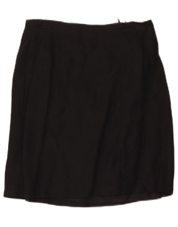 Max & Co. Ženska mini suknja UK 10 Mala W28 crna lanena