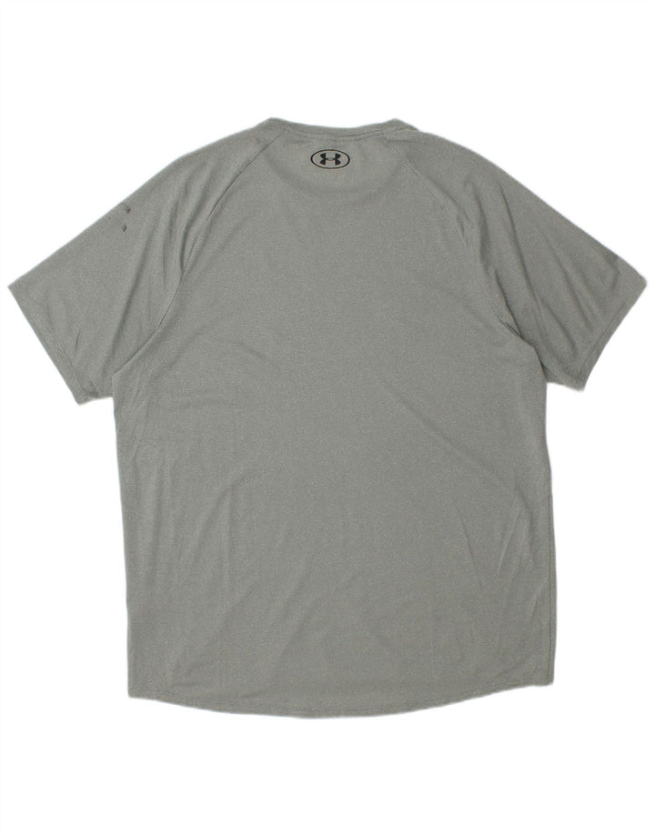 UNDER ARMOUR Muška majica kratkih rukava Veliki zeleni poliester