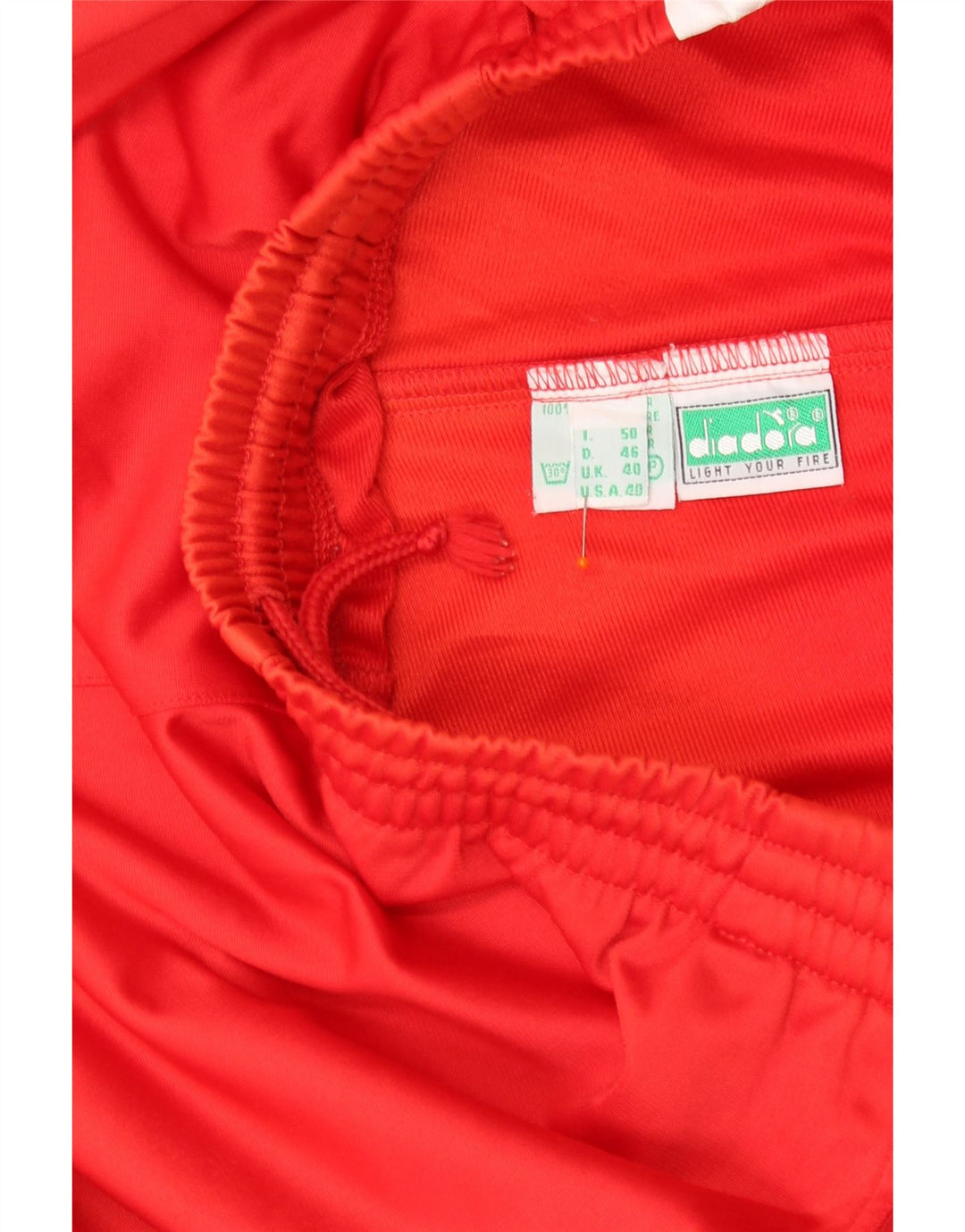 DIADORA Muške grafičke trenirke Hlače UK 40 srednje crvene boje