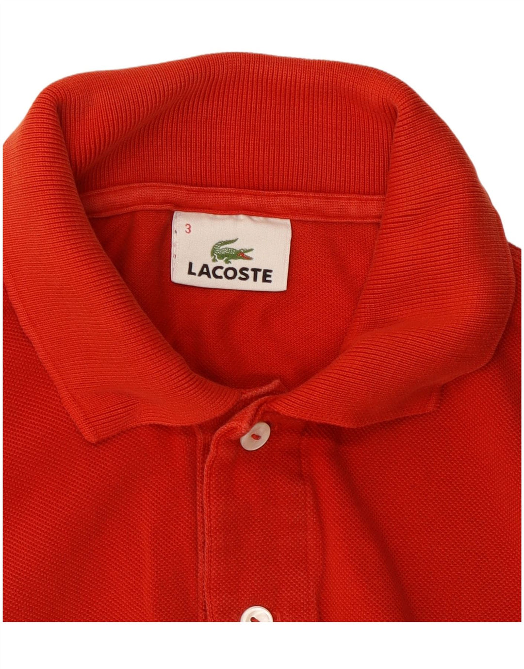 LACOSTE muška polo majica veličine 3 mala crvena pamuk