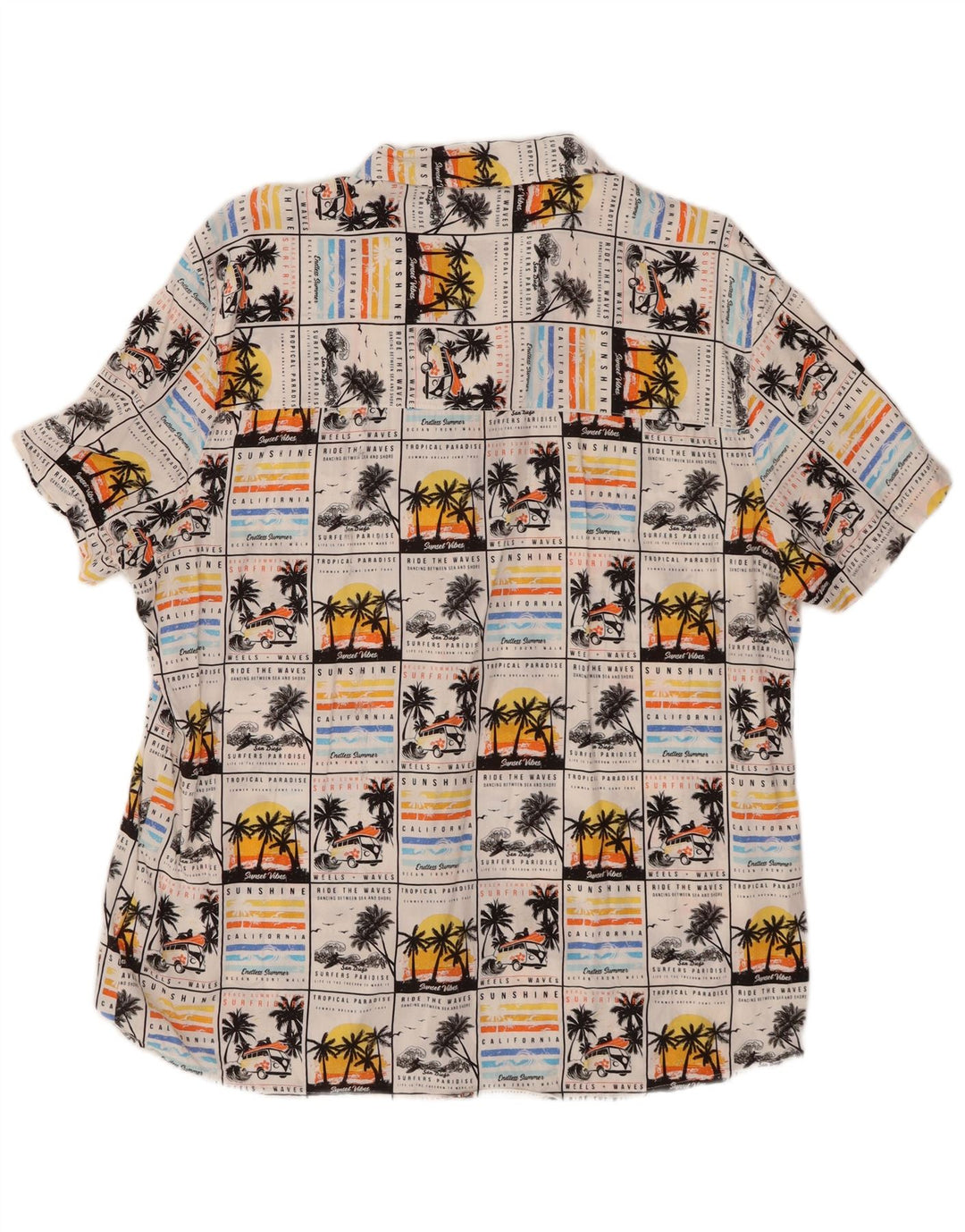 LIVERGY muška košulja kratkih rukava, veličina 43/44 XL, bijela havajska viskoza