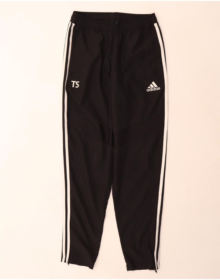 Adidas muške trenirke Climalite Graphic male crne poliesterske hlače