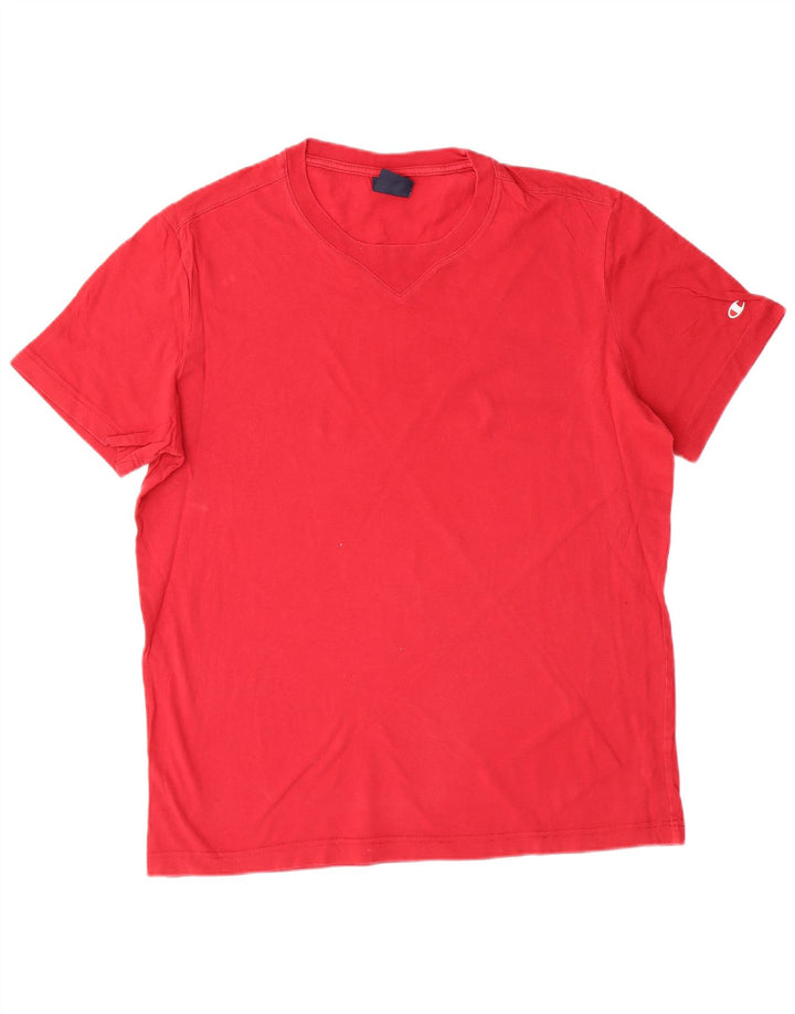 CHAMPION Mens T-Shirt Top XL Red