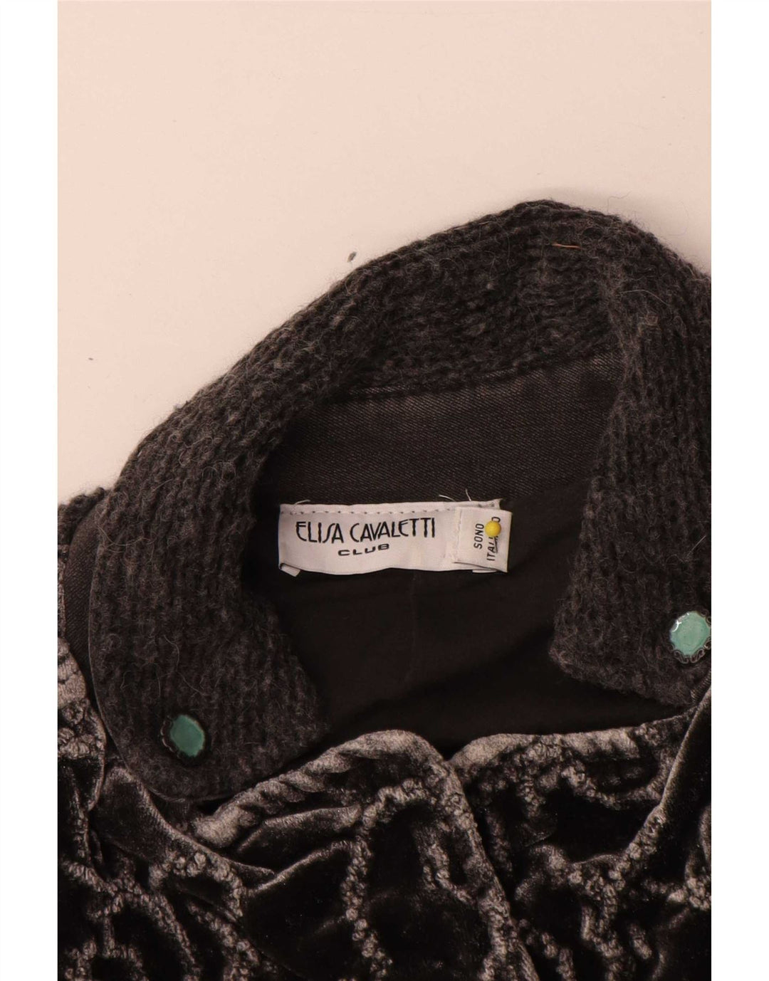 Ženski kaput Elisa Cavaletti UK 10 Small Grey Paisley