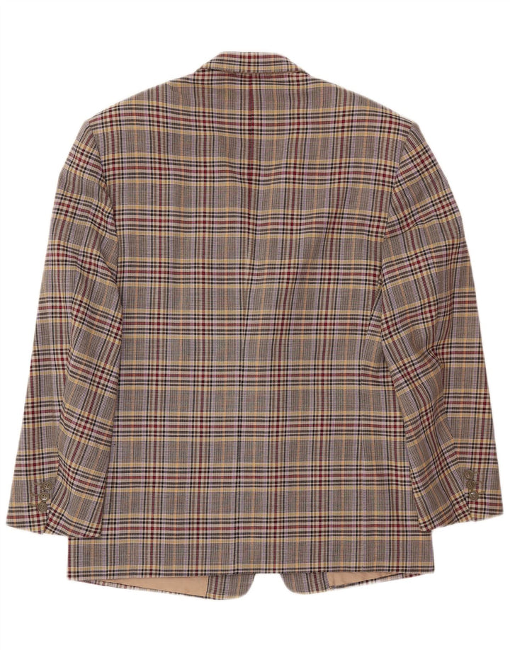 Marco Azzali muški sako IT 50 velika višebojna houndstooth