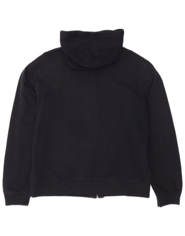 Marks & Spencer ženski pulover s kapuljačom s patentnim zatvaračem UK 12 srednje tamnoplavi pamuk