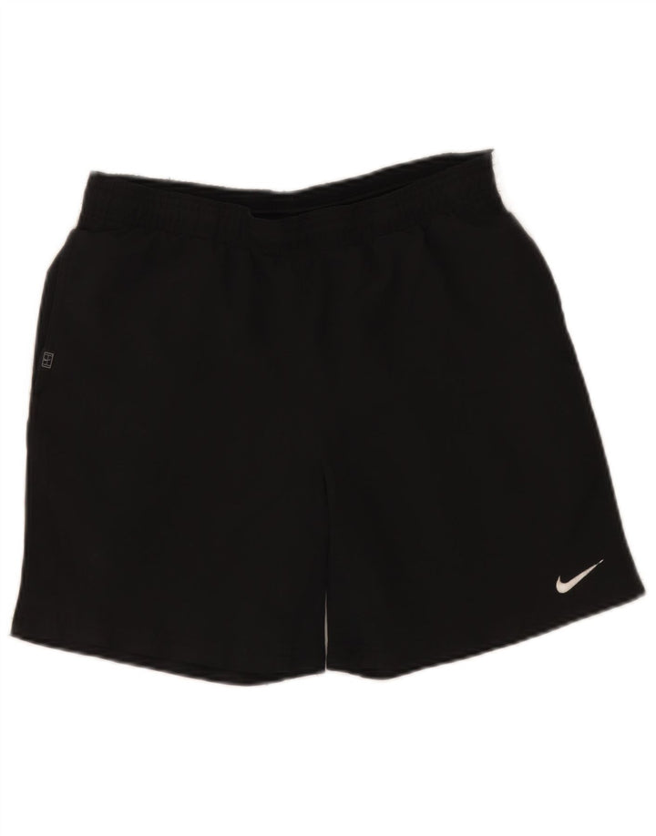 Nike muške Dri Fit sportske kratke hlače srednje crne boje od poliestera