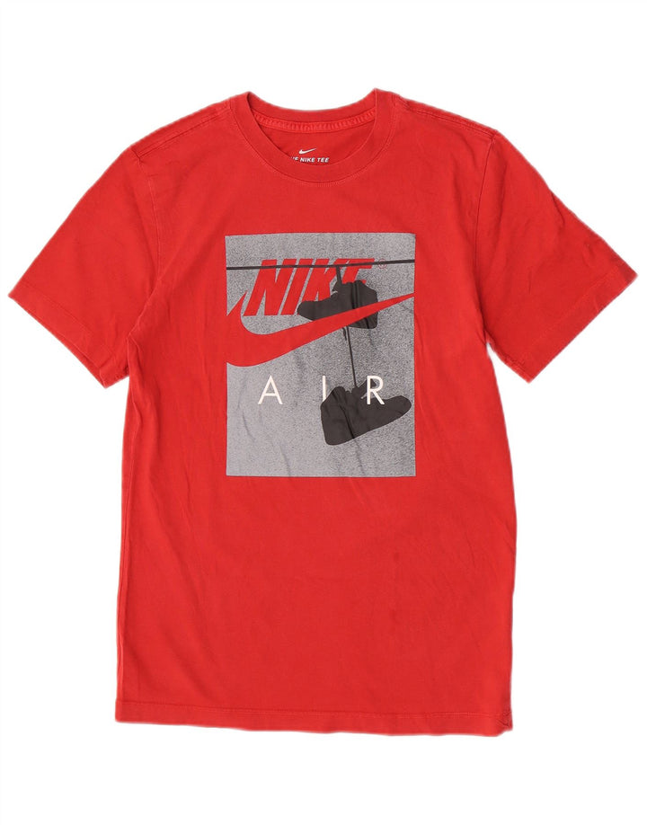 Nike Muška majica kratkih rukava s grafičkim motivima, mala, crvena pamučna