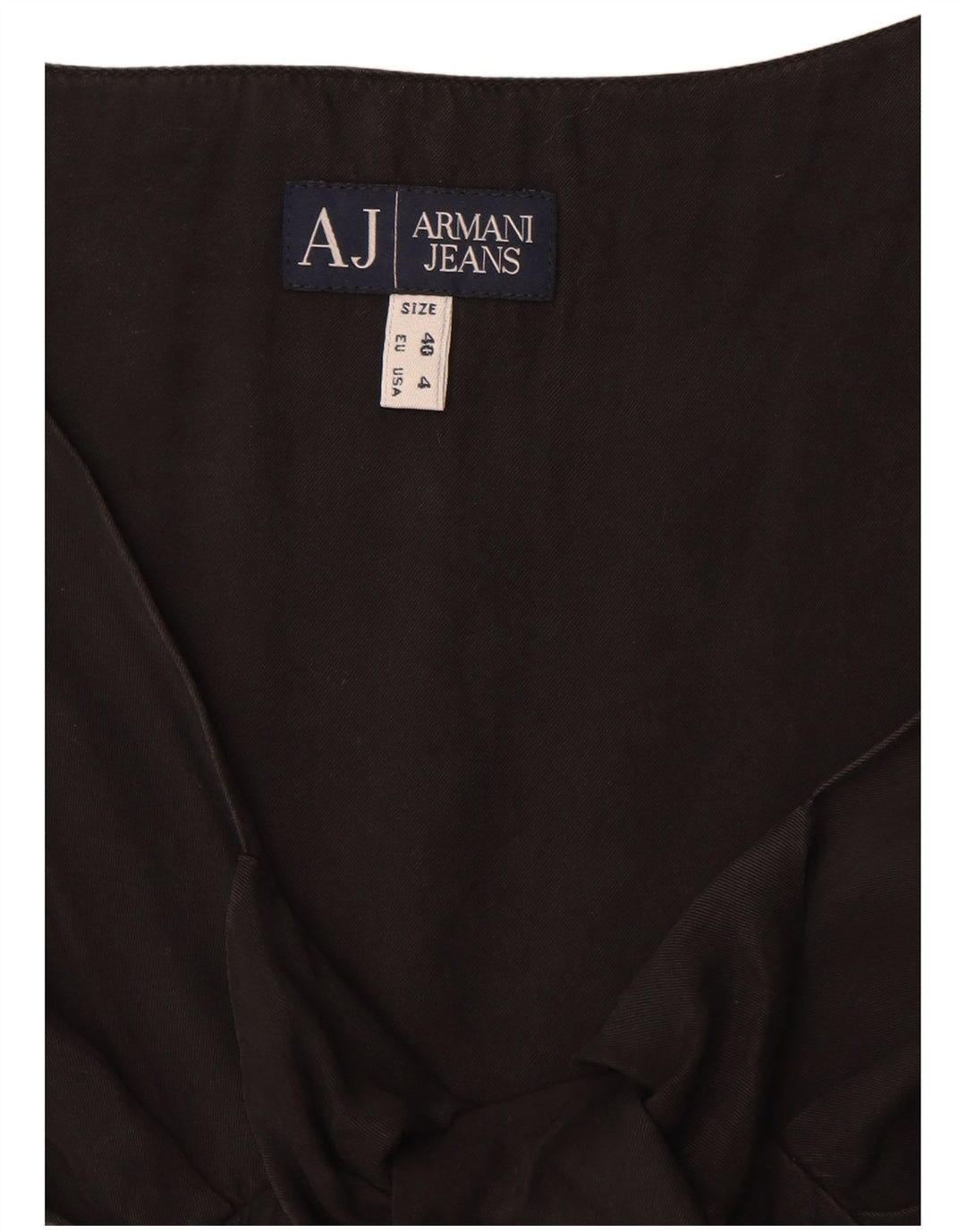 Armani Jeans ženska haljina A-kroja bez rukava EU 40 srednje crna