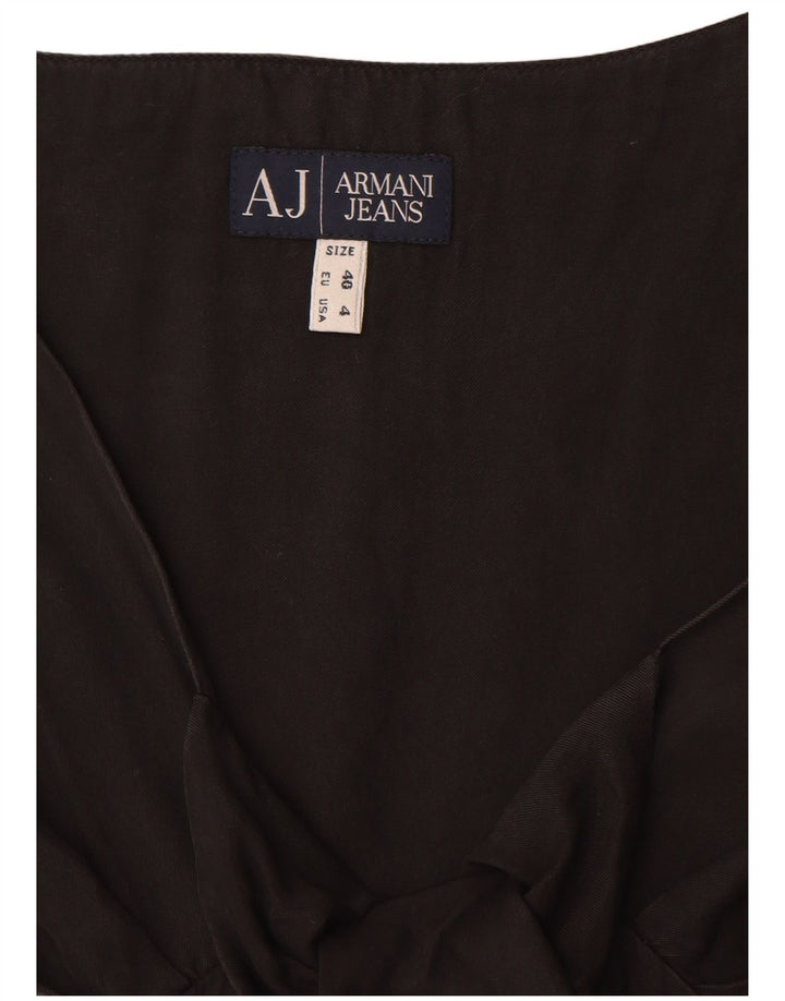 Armani Jeans ženska haljina A-kroja bez rukava EU 40 srednje crna