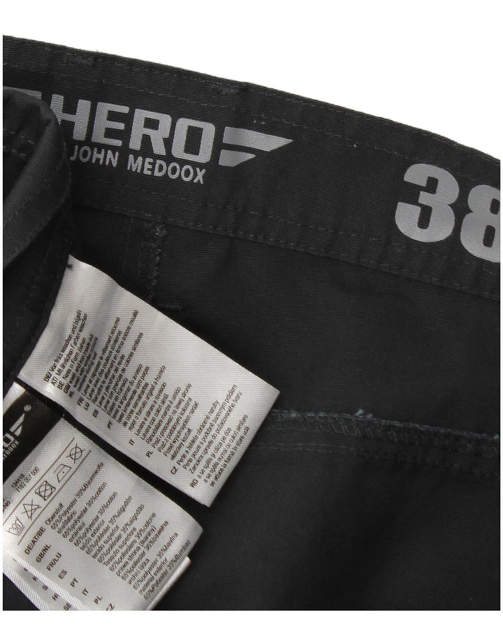 Hero By John Medoox Muške kargo kratke hlače W38 XL sivi poliester