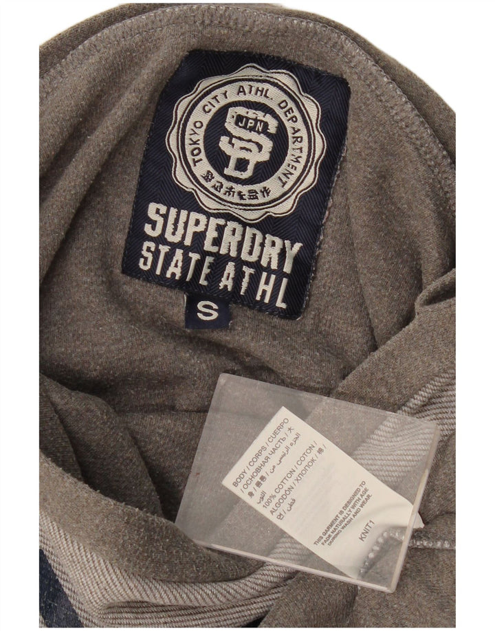 SUPERDRY Ženska prekomjerna majica s motivom UK 10 Mala siva