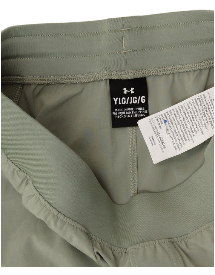 Under Armour Trenirke za dječake 11-12 godina velike zelene sportske hlače