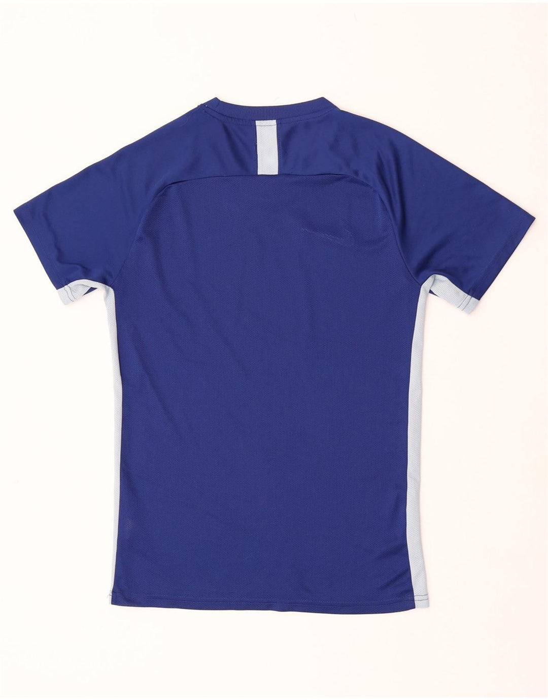 Nike Dri Fit T-Shirt Top Small Blue Colourblock