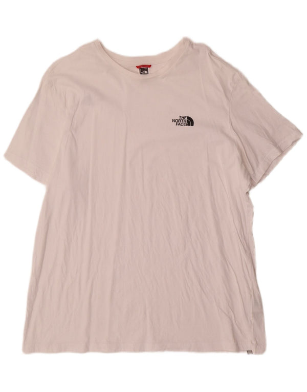 The North Face muška majica s grafičkim motivima, 2XL bijeli pamuk