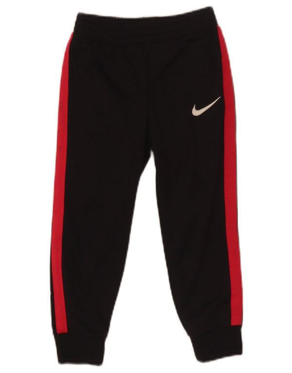 Nike Trenirke za dječake, hlače za trčanje, 2-3 godine, crne boje, poliester
