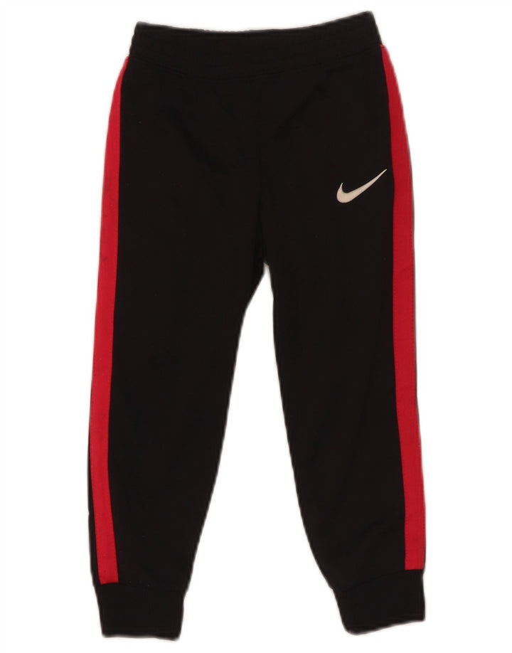 Nike Trenirke za dječake, hlače za trčanje, 2-3 godine, crne boje, poliester