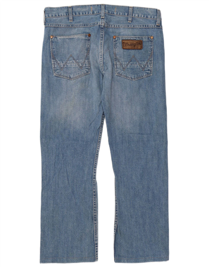 Wrangler muške ravne traperice Ace W33 L29 plavi pamuk