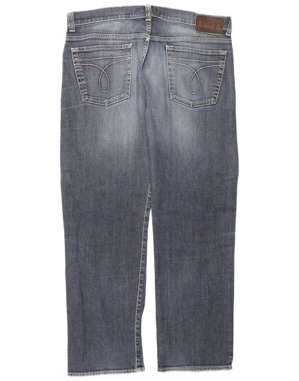 Calvin Klein Mens Straight Jeans W36 L31 Blue