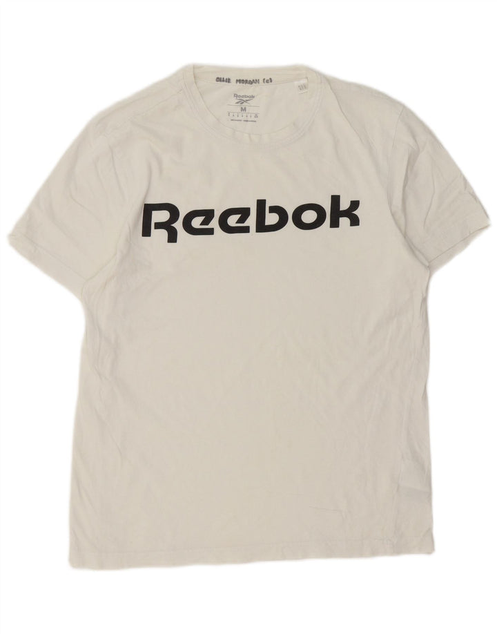 Reebok muška grafička majica kratkih rukava Srednje bijeli pamuk