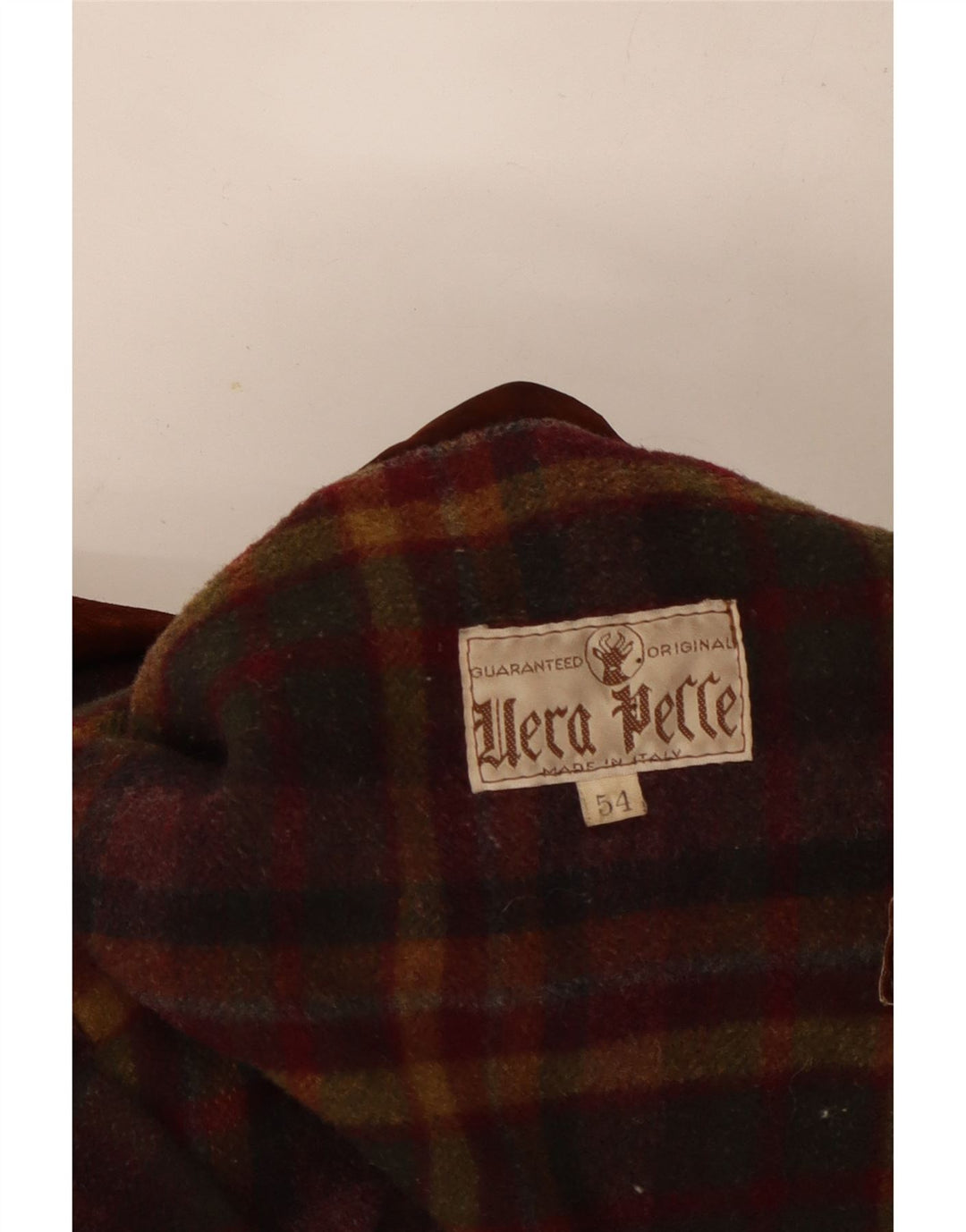 Vintage muška antilop jakna IT 54 2XL smeđa koža