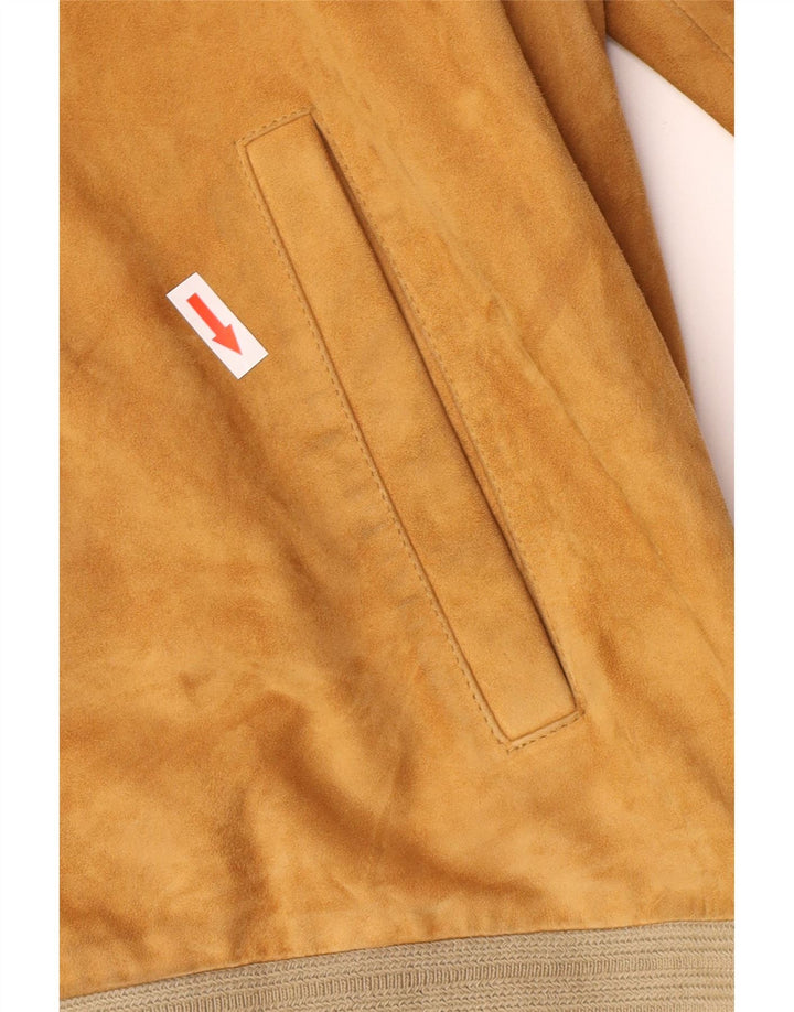 Gerani muška bomber jakna od antilopa IT 56 3XL bež koža