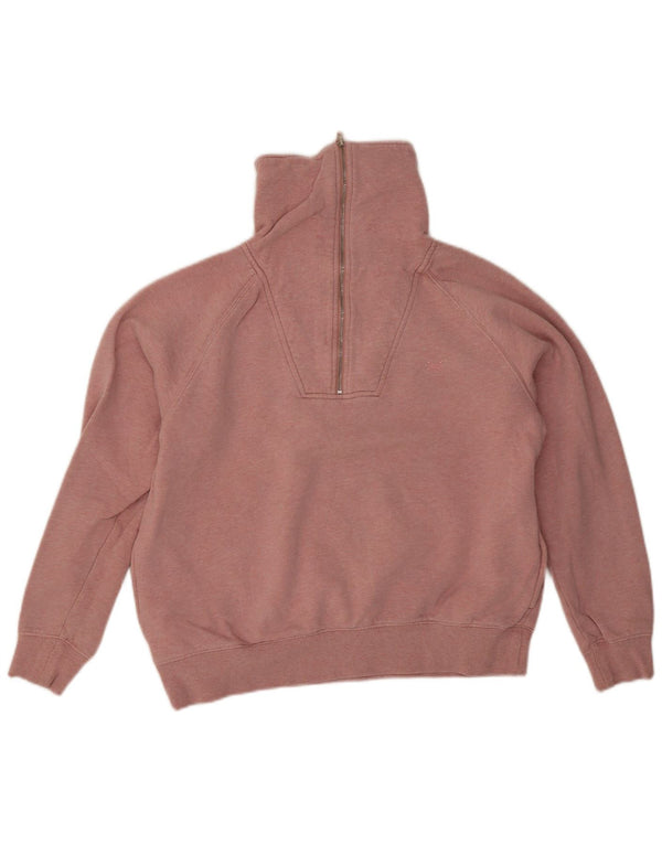 Crew Clothing Ženska kratkotrajna majica UK 10 Small Pink Flected