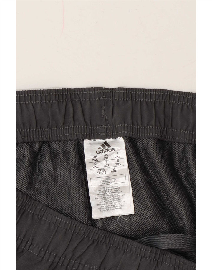 Adidas muške sportske kratke hlače 2XL sivi poliester